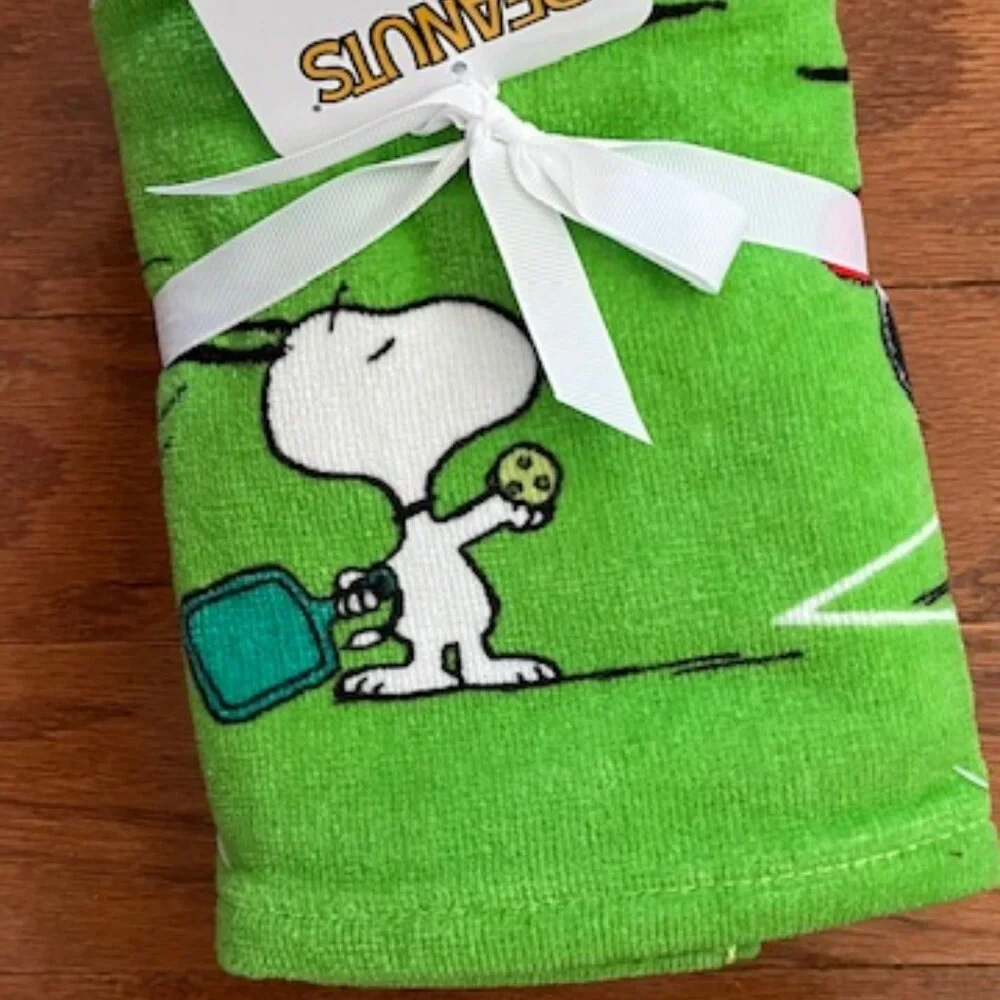 Peanuts 2 Pack Hand Towel Set - Tennis Design